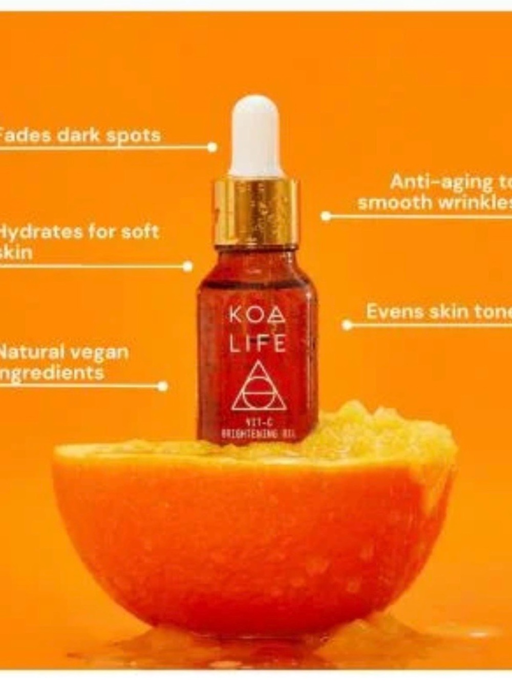 KOA Life Vitamin C Brightening Oil 15 ML (0.5 fl. oz.)